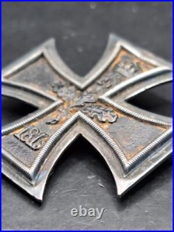 Croix de fer EK Militaria décoration façade avec aiguille support RARE WW1