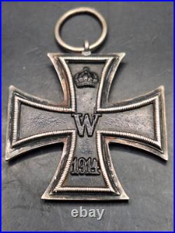 Croix de fer avec poinçon fabricant EK Militaria 1813 1914 Orden Militaria 16
