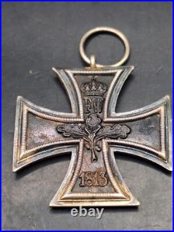 Croix de fer avec poinçon fabricant EK Militaria 1813 1914 Orden Militaria 23