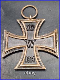 Croix de fer avec poinçon fabricant EK Militaria 1813 1914 Orden Militaria 30