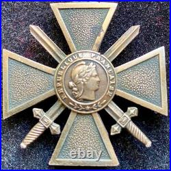 Croix de guerre 1914 1916 en Argent WWI