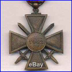 Croix de guerre 1942