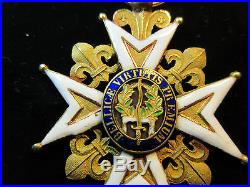 Croix de l'Ordre royal et militaire de Saint Louis Restauration 42 mm