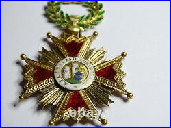 Croix de l'ordre Isabel la catolique d'Espagne en or
