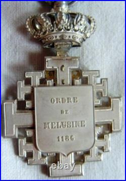 DEC8276 CHEVALIER ORDRE DE MELUSINE de la MAISON DE LUSIGNAN