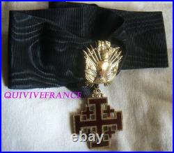 DEC8355 COMMANDEUR ORDRE DU SAINT SEPULCRE en vermeil