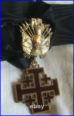 DEC8355 COMMANDEUR ORDRE DU SAINT SEPULCRE en vermeil