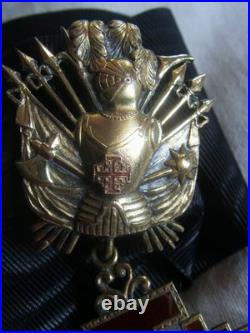 DEC8355 COMMANDEUR ORDRE DU SAINT SEPULCRE en vermeil