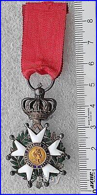 DEMI TAILLE LEGION HONNEUR SECOND EMPIRE medaille croix chevalier miniature
