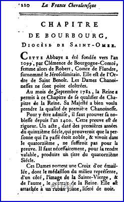 DERNIERE Rare Reproduction Croix chanoinesse 18e chapitre Reine Marie Antoinette