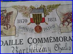 DIPLOME 1870.71. +2 MEDAILLES COMMERATIVES. 16emBATAILLON DE CHASSEURS A PIEDS