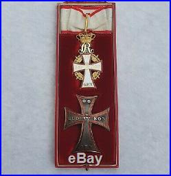 Danemark Ordre du Dannebrog, Grand Officier, Christian IX, 1863-1906, or