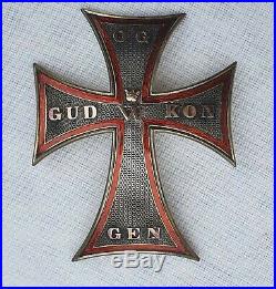 Danemark Ordre du Dannebrog, Grand Officier, Christian IX, 1863-1906, or