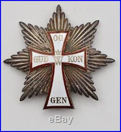 Danemark Ordre du Dannebrog, Plaque de Grand Croix