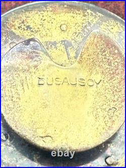 Daria DUSAUSOY Paris Mining Badge- Rare Vermeil Silver on Black Onyx France Daria DUSAUSOY Paris Mining Badge- Rare Vermeil Silver on Black Onyx France