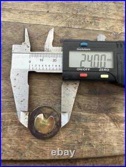 Daria DUSAUSOY Paris Mining Badge- Rare Vermeil Silver on Black Onyx France