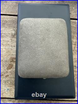 Daria DUSAUSOY Paris Mining Badge- Rare Vermeil Silver on Black Onyx France