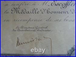Dec4905 Medaille D'honneur Des Contributions Indirectes 1933