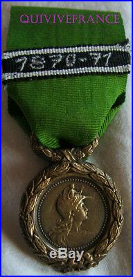 Dec4910 Medaille Engages Volontaires Mineurs 1870-1871