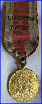 Dec5569 Medaille Confederation Des François 1790 Liberté Ou La Mort