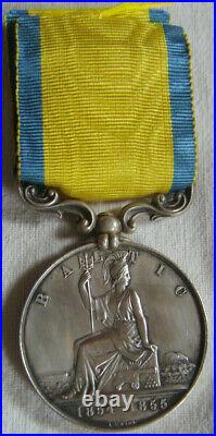 Dec6851 Medaille De La Baltique 1854-1855 Napoleon III