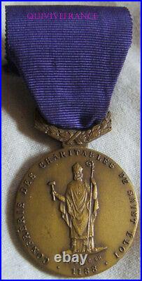 Dec7630 Medaille Confrerie Des Charitables De St Eloi Bethune Beuvry 1987
