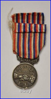 Décoration Médaille Postes et Télégraphes union fraternelle des sous-agents