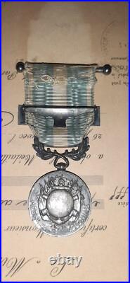 Diplome Et Medaille Coloniale Algerie Zouave Colonie