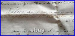 Diplome Legion D Honneur Ordre Imperial 1858 Guerre De Crimee Capitaine Chasseur