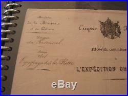 Diplome expedition du mexique 1864 ref 6000