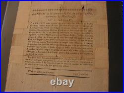 Document conge limite militaire royal 1789 ref 6000