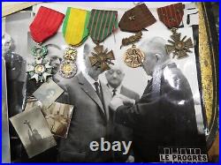 Documents militaires medailles diplome d un 2e zouave 14-18 livret carnet photo