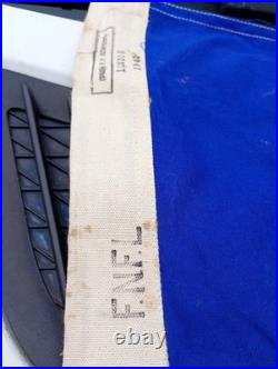 Drapeau en coton daté de(1942) (FNFL) 157cm X90cm Croix de Loraine, Repro