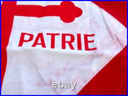 Drapeau en coton daté de 1943 (F. F. I) 94x62cm, les Français de Londres, Repro