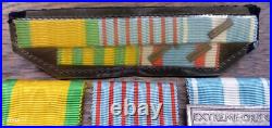 ENSEMBLE DE DÉCORATIONS FRANCAISES GUERRE D'INDOCHINE Avec barrette de rappel