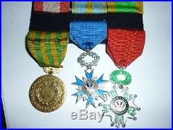 EXT  GRAND PLACARD DE MEDAILLES MILITAIRES Medal FRANCE n°2