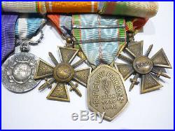 EXT Superbe placard de médailles militaires françaises french medal