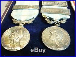EXTA Beau coffret de médailles militaires dont coloniales french medal