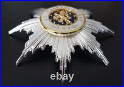 Écharpe et Plaque de grand-croix de l' Ordre d'Orange-Nassau PAYS-BAS TBE