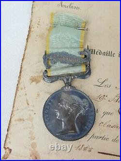 Ensemble Médailles Campagne Crimée Italie 19 Bataillon Chasseur Pied 2nd Empire