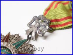 Ensemble de deux Médailles Nichan Iftikhar Tunisie Argent Email Epoque XIX-XXe