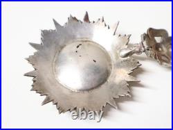 Ensemble de deux Médailles Nichan Iftikhar Tunisie Argent Email Epoque XIX-XXe