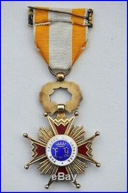 Espagne Ordre d'Isabelle la Catholique, chevalier en vermeil, époque franquiste