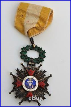 Espagne Ordre d'Isabelle la Catholique, commandeur en vermeil et émail