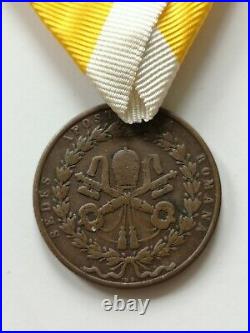 États Pontificaux Médaille Du Siège De Rome 1849 Second Empire