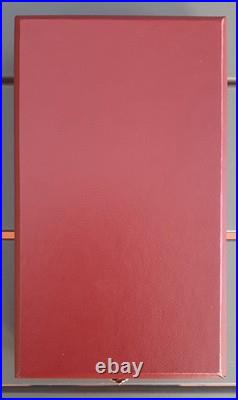 Etoile Commandeur en vermeil Légion d'Honneur + Rosette + Ecrin cuir RF Arthus B