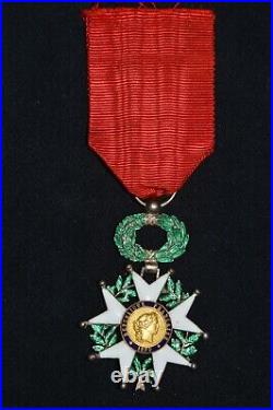 Etoile De Chevalier Legion D'honneur-1870-en Argent-french Legion Of Honor 1870