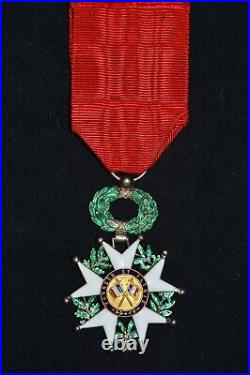 Etoile De Chevalier Legion D'honneur-1870-en Argent-french Legion Of Honor 1870