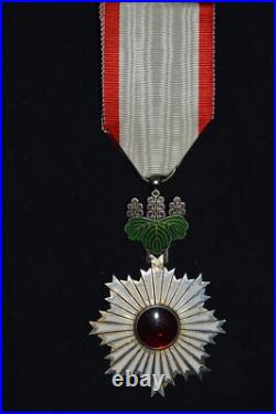Etoile De L'ordre Du Soleil Levant-etoile De 4° Classe-japon