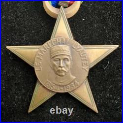 Etoile Maréchal Lyautey avec 1 agrafe Casablanca